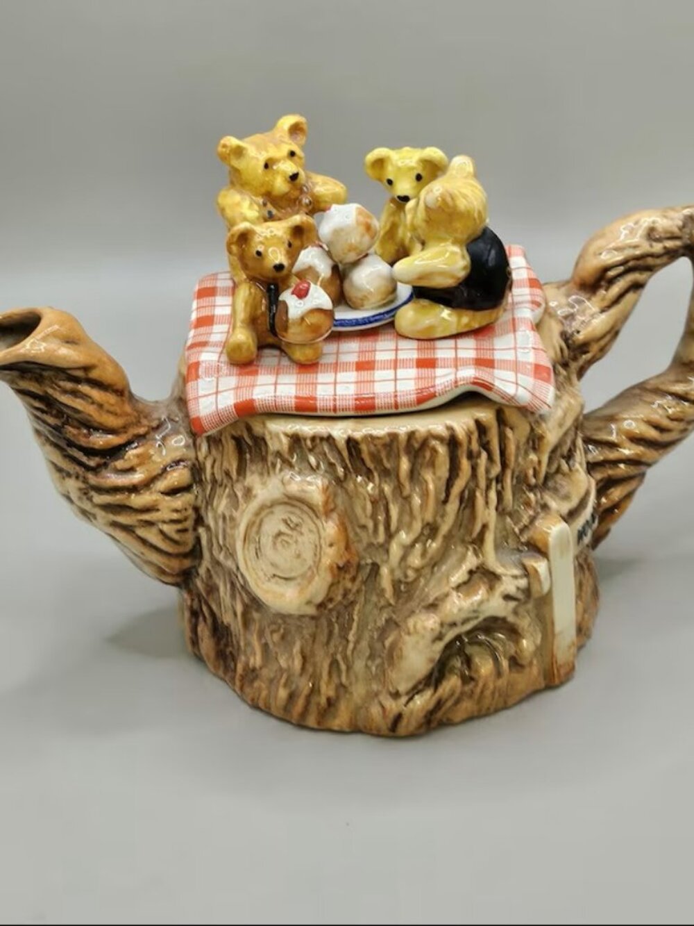 NEW Paul Cardew Teddy Bears Picnic Miniature Teapot MINT IN BOX Vintage FCB 1101